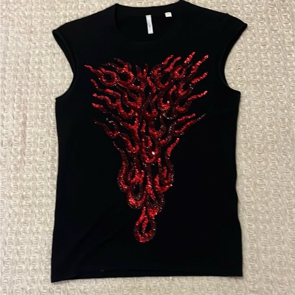 IISLI Fire Tree Cashmere Sweater Size M - Picture 4 of 4